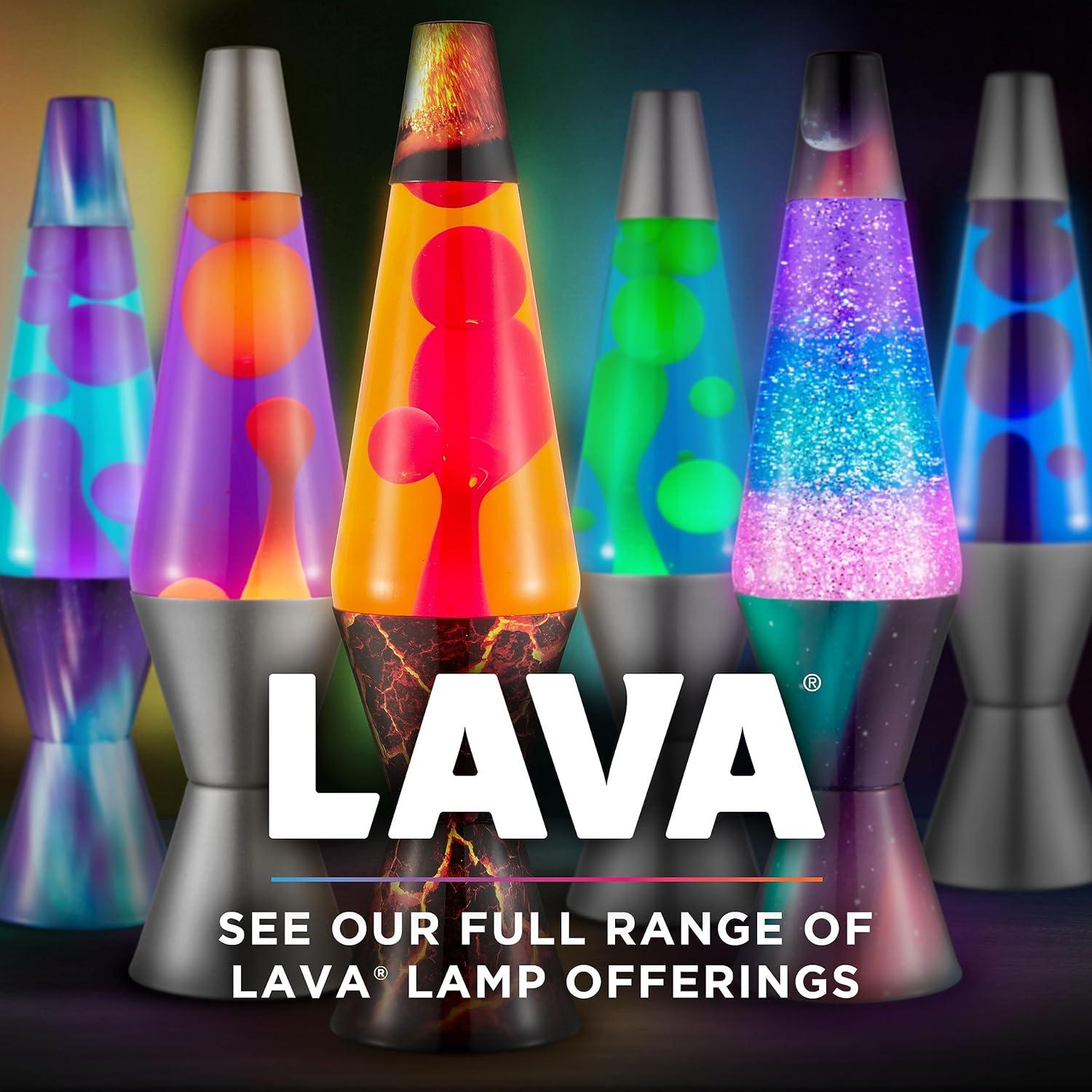 imageLava Lamp 145quot Cosmic Wave The Original Motion Light Purple Wax and Blue Liquid Item 2633 Amazon ExclusivePurple