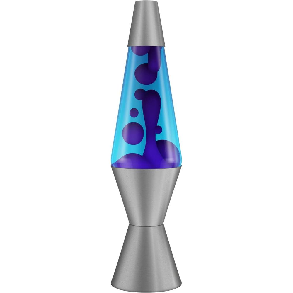 imageLava Lamp 145quot Cosmic Wave The Original Motion Light Purple Wax and Blue Liquid Item 2633 Amazon ExclusiveBlue
