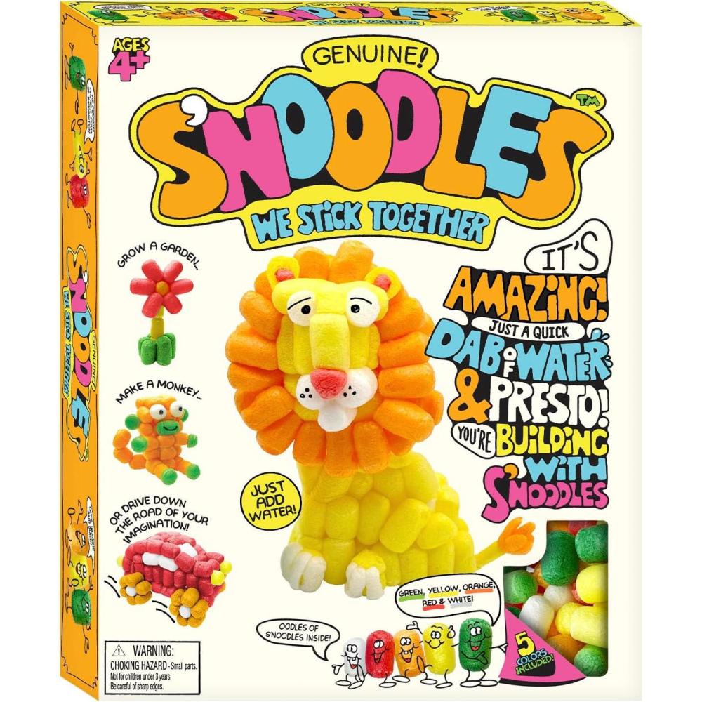 imageSchylling SNoodles Creative Building Craft Kit Just Add Water Ages 4 and Up One KitLion