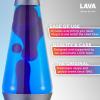 Lava® Lamp – 14.5″ Cosmic Wave – The Original Motion Light – Purple Wax and Blue Liquid – Item #2633 (Amazon Exclusive)(Blue)