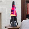 Lava The Original Lamp – 14.5″ Evenfall – Retro Rocket Liquid Motion Lamp – Yellow Wax and Purple Liquid – Item #2391 (Amazon Exclusive)(Blue)