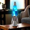 Lava The Original Lamp – 14.5″ Gray Stratosphere – Retro Rocket Liquid Motion Lamp – White and Blue Liquid – Item #2390 (Amazon Exclusive)