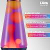 Lava The Original Lamp – 14.5″ Luminous Jelly Fish – Classic Liquid Motion Lamp – Yellow Wax and Purple Liquid – Item #2424 (Amazon Exclusive)