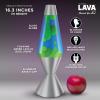 Lava The Original Lamp – 16.3″ Emerald Tide – Classic Liquid Motion Lamp – Yellow Wax and Blue Liquid – Item #5139 (Amazon Exclusive)
