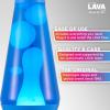 Lava The Original Lamp – New 14.5″ Cerulean Blue – Classic Liquid Motion Lamp – White Wax and Blue Liquid – Item #2362 (Amazon Exclusive)