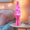 Lava The Original Lamp – New 14.5″ Wild Pink – Classic Liquid Motion Lamp – White Wax and Pink Liquid – Item #2361 (Amazon Exclusive)(Pink)