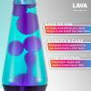 The Original Lava® Lamp – 14.5″ Aurora Borealis – Classic Liquid Motion Lamp – Purple Wax and Blue Liquid – Item #2047 (Amazon Exclusive)(Retro)