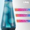 The Original Lava® Lamp – 14.5″ Night Swim – Classic Liquid Motion Lamp – White Wax and Blue Liquid – Item #2095 (Amazon Exclusive)
