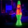 The Original Lava® Lamp – 14.5″ Techno Chrome – Classic Liquid Motion Lamp – Pink Lava and Blue Liquid – Item #2097 (Amazon Exclusive)(Green)