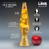 The Original Lava® Lamp – 14.5″ Techno Chrome – Classic Liquid Motion Lamp – Pink Lava and Blue Liquid – Item #2097 (Amazon Exclusive)(Orange)