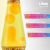 The Original Lava® Lamp – 14.5″ Techno Chrome – Classic Liquid Motion Lamp – Pink Lava and Blue Liquid – Item #2097 (Amazon Exclusive)(Orange)