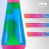 The Original Lava® Lamp – 14.5″ Techno Chrome – Classic Liquid Motion Lamp – Pink Lava and Blue Liquid – Item #2097 (Amazon Exclusive)(Pink)