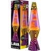 imageLava Lamp  145 Groovy Gradient Flocked Base  The Original Motion Light  Yellow Wax and Purple Liquid  Item 2015145
