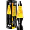 Lava® Lamp – 14.5” Vinyl Record Grooved Base – The Original Motion Light – Yellow Wax and Orange Liquid – Item #2017(Yellow)