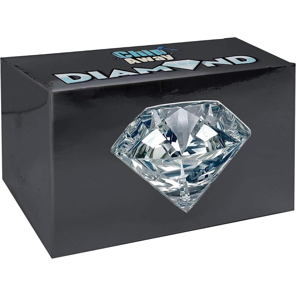 imageSchylling Chip Away Diamond  Gemstone Dig Kit with Collectible Specimens Inside  1 in 24 Contains a Real Diamond  Includes Miniature Hammer Chisel and Brush  Ages 5 and Up  One Box