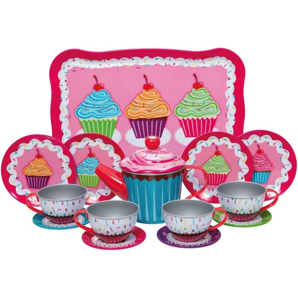 imageSchylling Cupcakes Tin Tea Set Multicolored Small