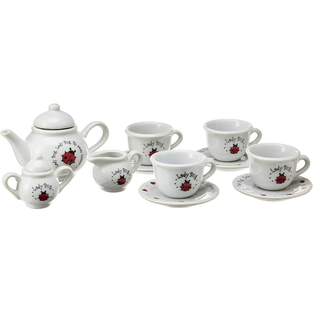 imageSchylling Ladybug Porcelain Tea Set White