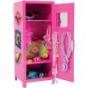 Schylling Girls Talk Pink Mini Locker – 11.25″ Decorative Metal Storage Locker with 17 Mix-and-Match Magnets, Lock, and Keys – Ages 4-12
