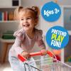 Schylling Little Shopper Shopping Cart – Child Sized Grocery Toy for Supermarket Pretend Play – Real Steel Sturdy Frame and Easy Pivoting Wheels – Ages 3 and Up