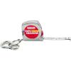 Schylling Mini Tape Measure – 1.5″ Real Working 3 Foot Long Retractable Pocket-Sized Tape Measure – Includes Carabiner Clip and Chain – Ages 3 and Up