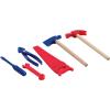 Schylling Toy Tin Tool Box with Tools – Metal Case Including 6 Tools – Ages 3+