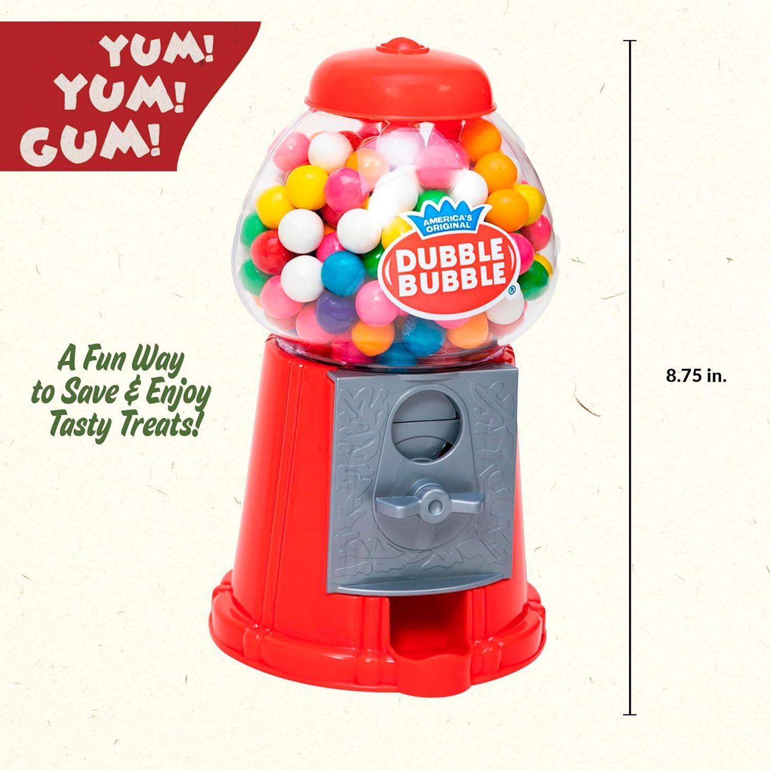 imageSchylling Brand Classic Retro Gumball Coin Bank 85quot Tall Includes 45 Dubble Bubble Gumballs Ages 3