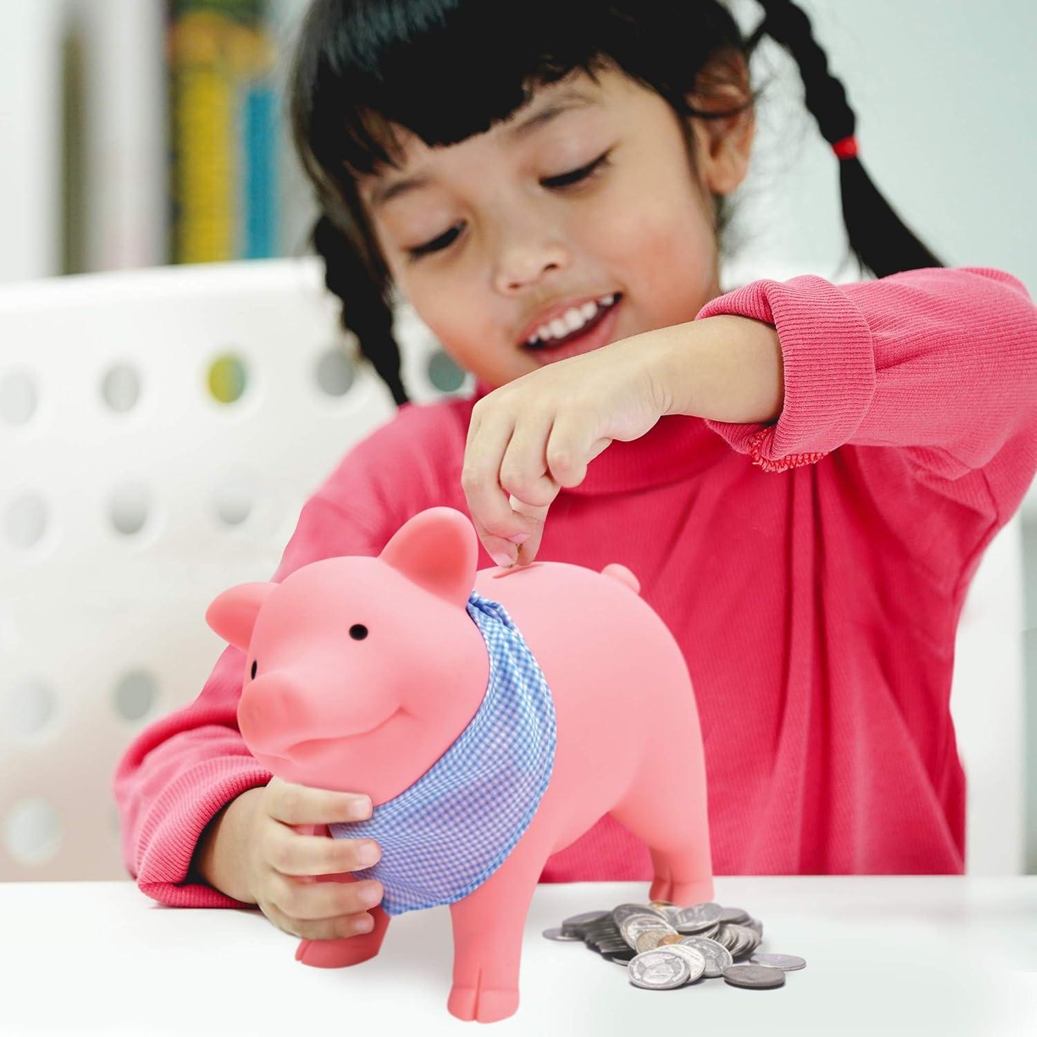 imageSchylling Rubber Piggy Bank Pink 1 EA