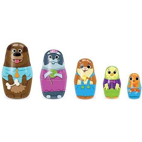 imageLittle Classics Family Pets Tin Nesting Dolls