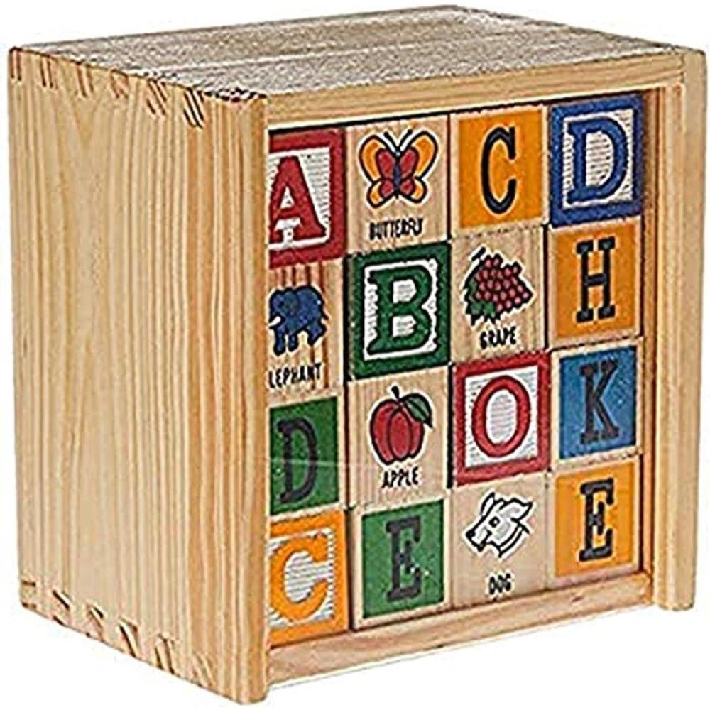 imageSchylling ABC Wooden Alphabet Blocks Toy