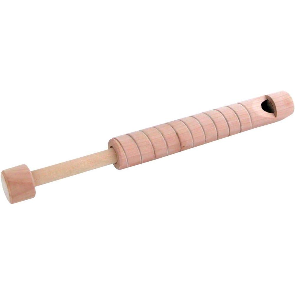 imageSchylling Wooden Slide Whistle Classic Kids Instrument All Wood Construction Durable Musical Toy for Children Ages 3 and Up One Whistle1 Count Pack of 1