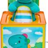 Schylling Brand Baby Dino Jack in The Box – Classic Tin Musical Popping Toy – Ages 18 Months to 4 Years
