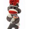 Schylling Brand Classic 20″ Retro Sock Monkey Stuffed Animal – Knitted Texture Original Look – Ages 12 Months and Up