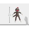 Schylling Brand Classic 20″ Retro Sock Monkey Stuffed Animal – Knitted Texture Original Look – Ages 12 Months and Up