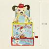 Schylling Polka Puppy Jack in the Box – Classic Children’s Musical Toy that Dances – Colorful Embossed Tin Box and Lovable Puppy Plush – Age 18 months and Up