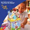 Schylling Polka Puppy Jack in the Box – Classic Children’s Musical Toy that Dances – Colorful Embossed Tin Box and Lovable Puppy Plush – Age 18 months and Up