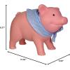 Schylling Rubber Piggy Bank Pink, 1 EA