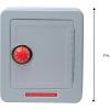 Schylling Steel Safe with Alarm – Kids Silver Metal Safe with Combination Lock and Alarm – Ages 5 and Up