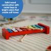 Schylling Wooden Xylophone – Colorful Kids Instrument – Includes Wooden Mallets and Embossed Metal Keys – Ages 3 and Up
