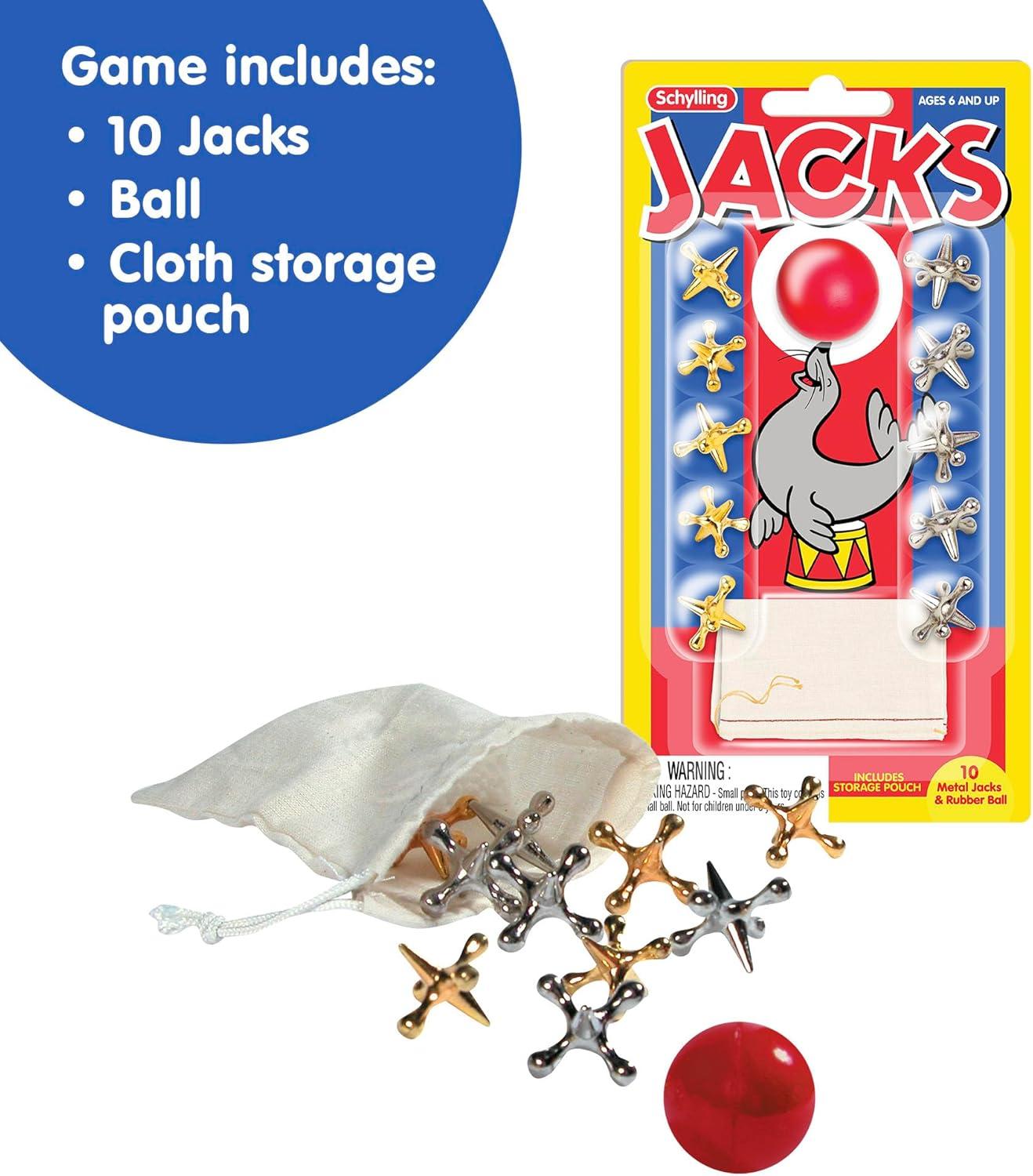 imageMetal Jacks and Rubber Ball Set