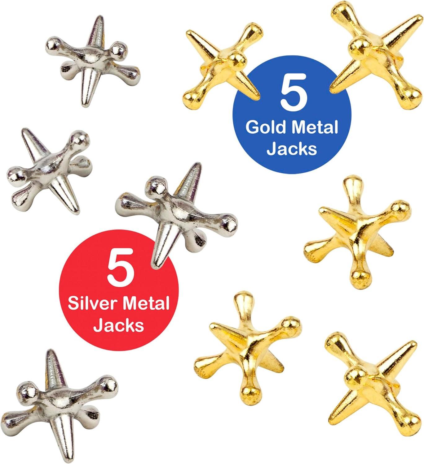 imageMetal Jacks and Rubber Ball Set