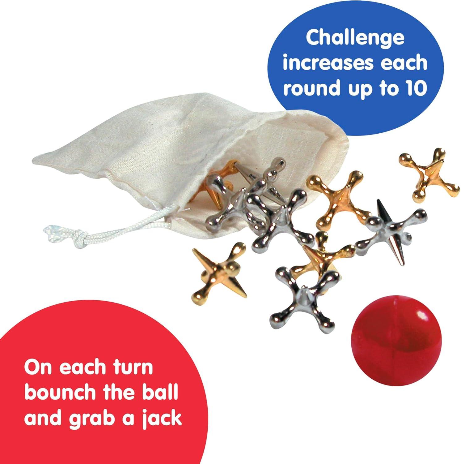 imageMetal Jacks and Rubber Ball Set