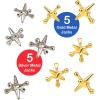 Metal Jacks and Rubber Ball Set