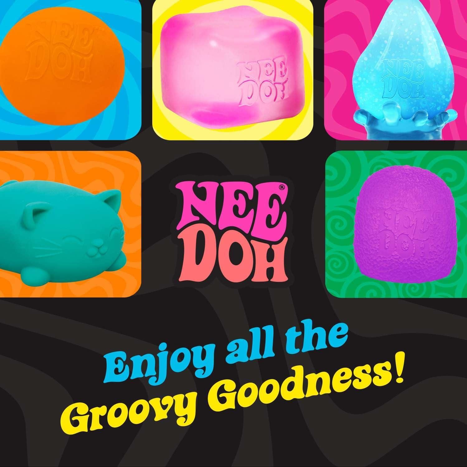 imageSchylling NeeDoh Advent Calendar 24 Days of Sensory Surprises Squishy Toys with Fun Shapes and Textures Ages 3 and Up Color May Vary 24 NeeDoh Toys in One Calendar