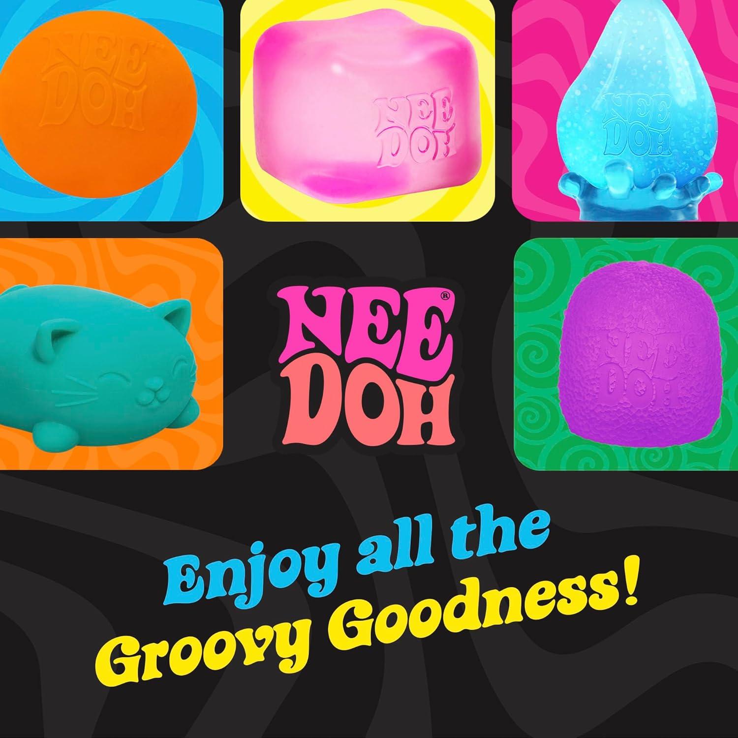 imageSchylling NeeDoh Funky Pups Squishy Sensory Toy Soft Dough Filling Ages 3 and Up Color May Vary One Dog Per Pack