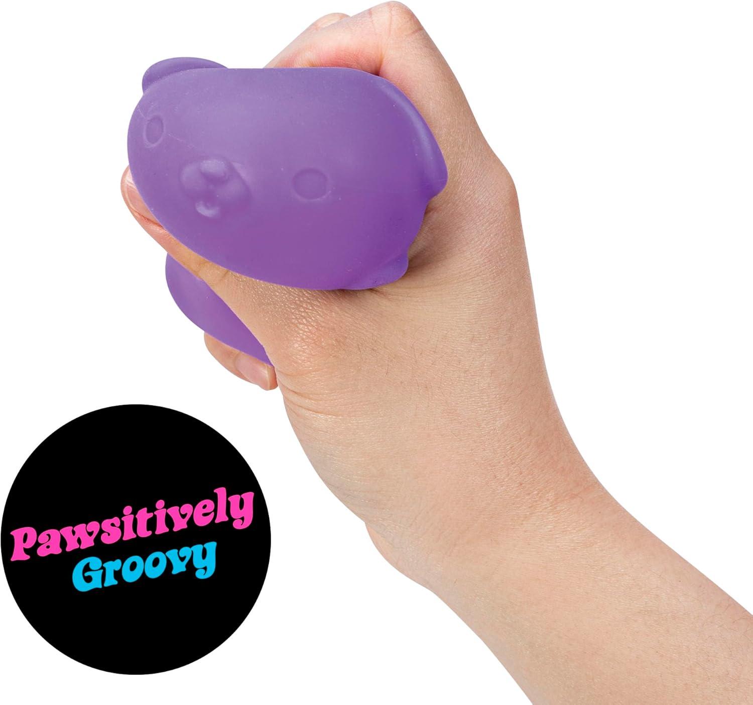 imageSchylling NeeDoh Funky Pups Squishy Sensory Toy Soft Dough Filling Ages 3 and Up Color May Vary One Dog Per Pack