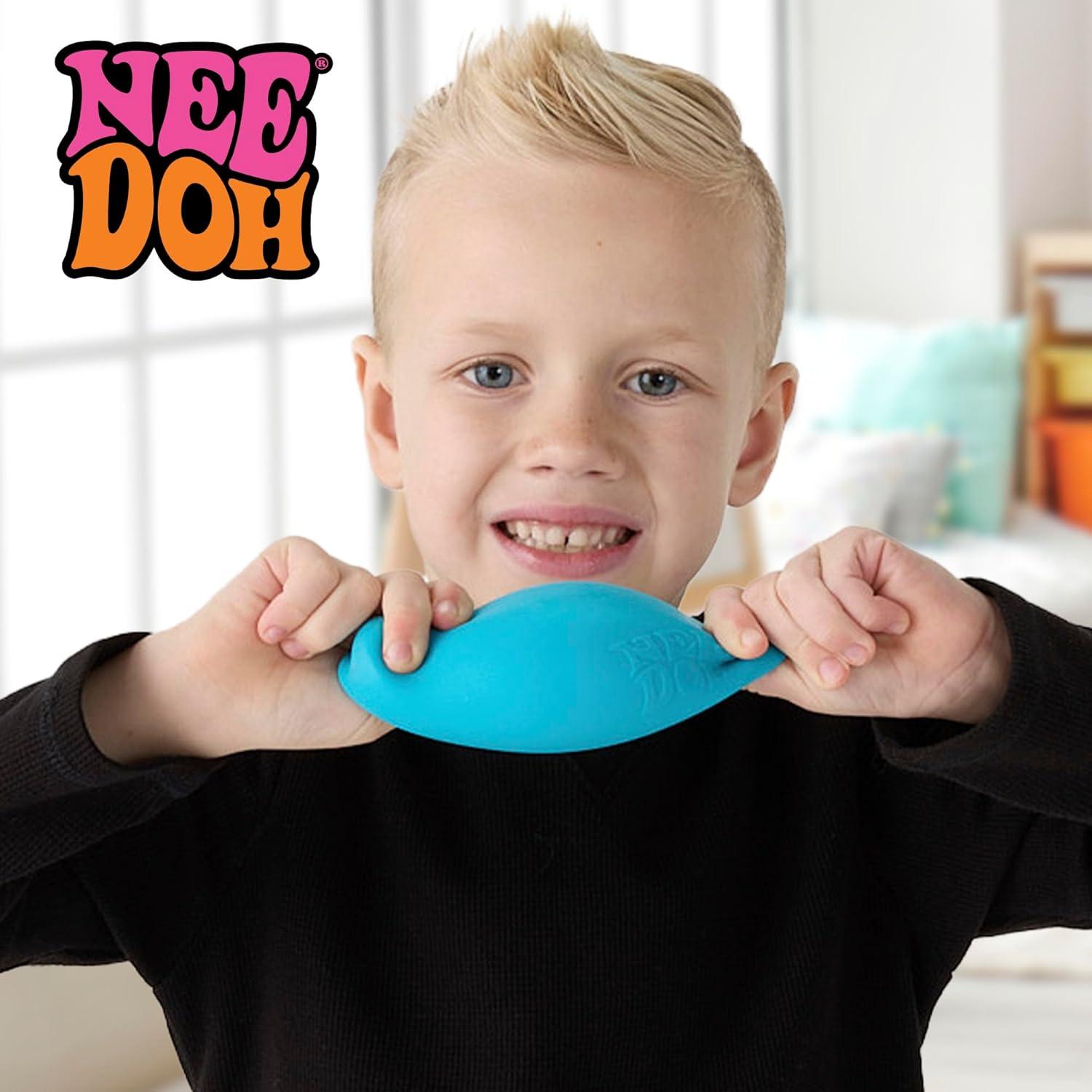 imageSchylling NeeDoh Original Sensory Fidget Toy Assorted Colors Ages 3 to Adult 1 Count Pack of 1Blue