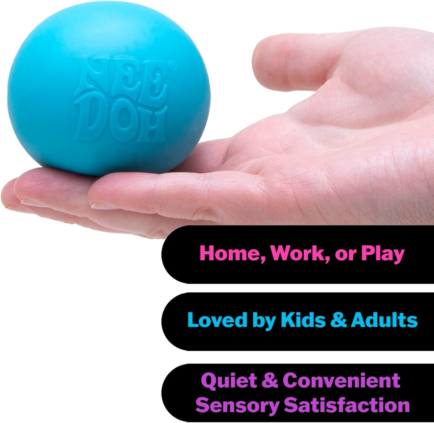 imageSchylling NeeDoh Original Sensory Fidget Toy Assorted Colors Ages 3 to Adult 1 Count Pack of 1Blue