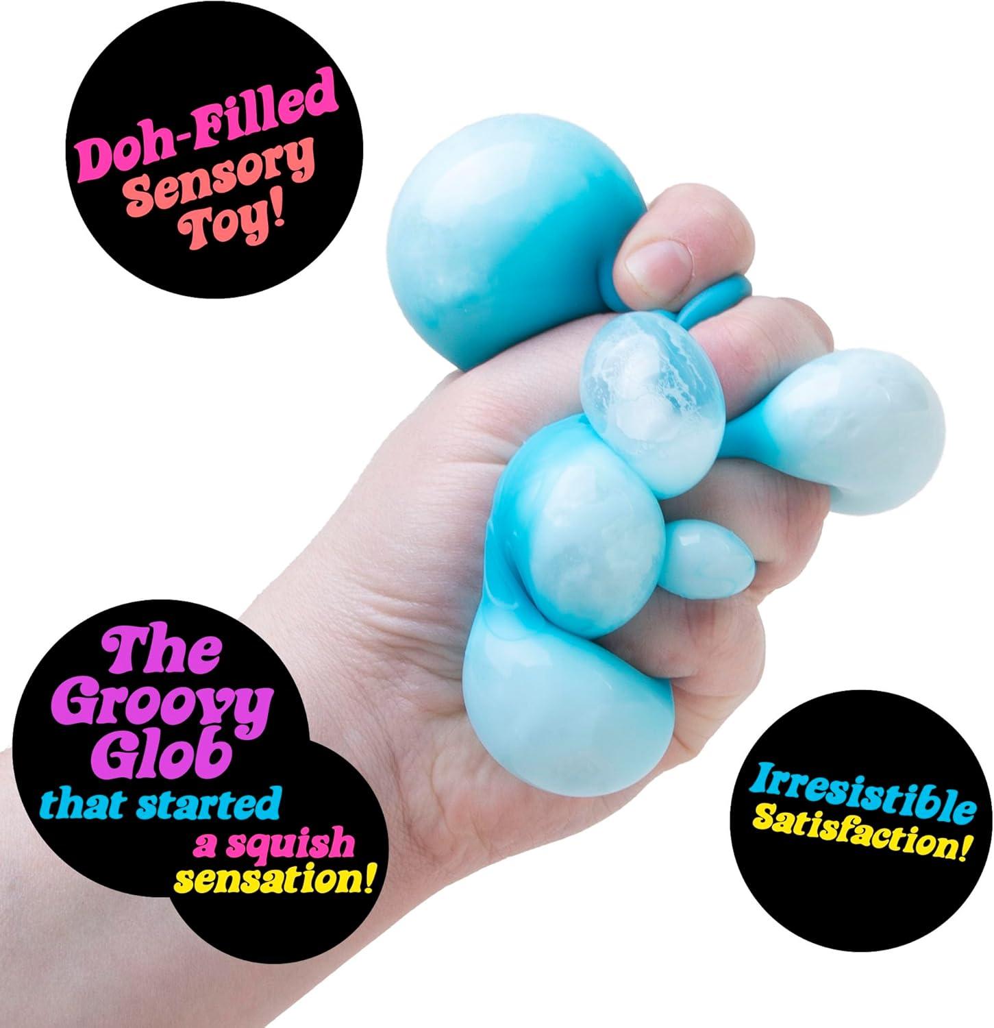 imageSchylling NeeDoh Original Sensory Fidget Toy Assorted Colors Ages 3 to Adult 1 Count Pack of 1Blue