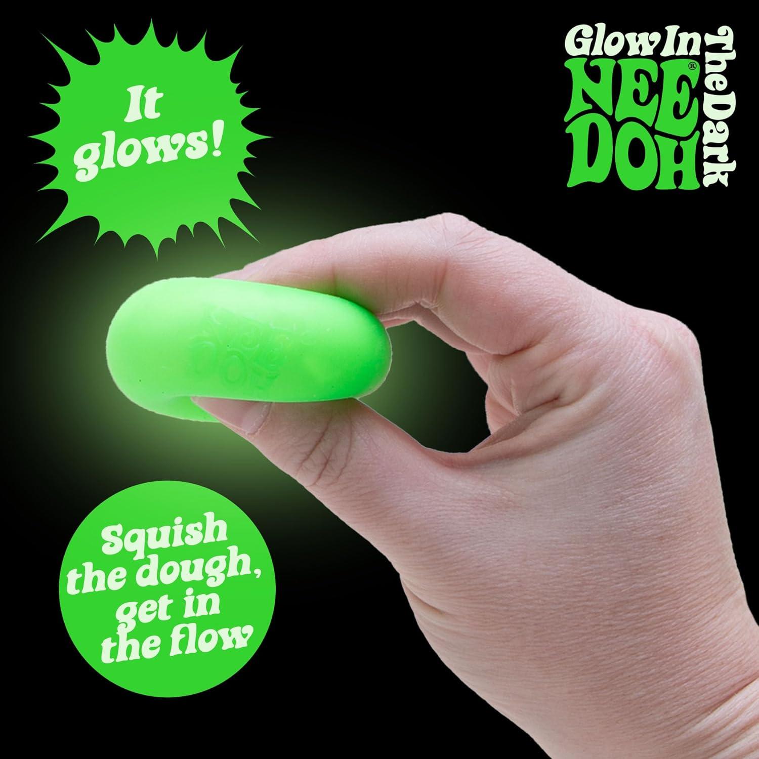 imageSchylling NeeDoh Teenie Fab Four Needoh 4 Pack Sensory Squeeze Toy 15quot in Diameter Colors May Vary