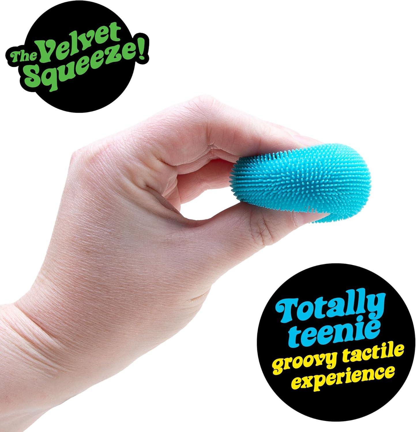 imageSchylling Teenie NeeDoh Fuzz Ball Mini Sensory Toy with a Velvet Texture and Soft Cloud Squish Ages 3 and Up Color May Vary Three Fuzz Balls Per Pack